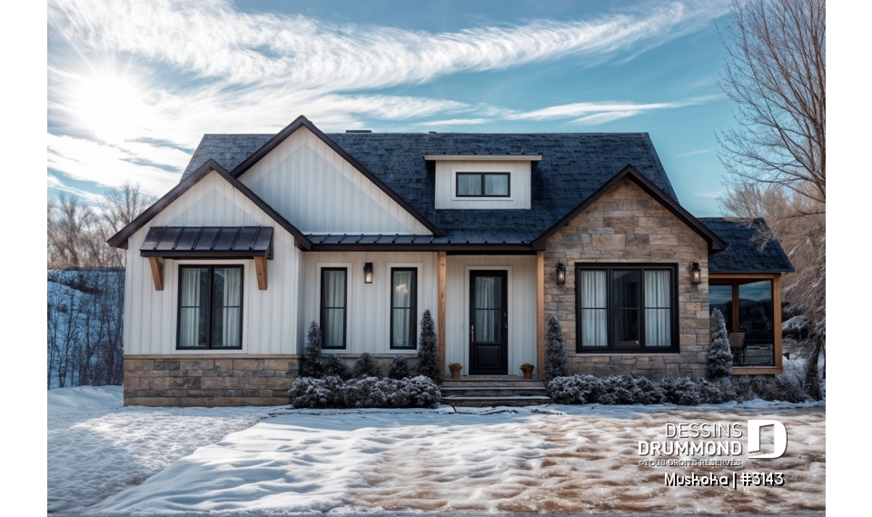Vue avant - MODÈLE DE BASE - Muskoka