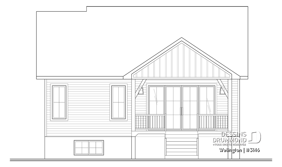 Vue arrière - MODÈLE DE BASE - Wellington