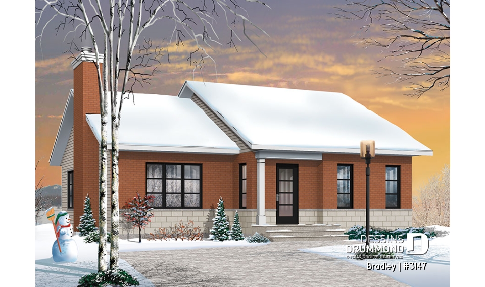 Vue avant - MODÈLE DE BASE - Bradley