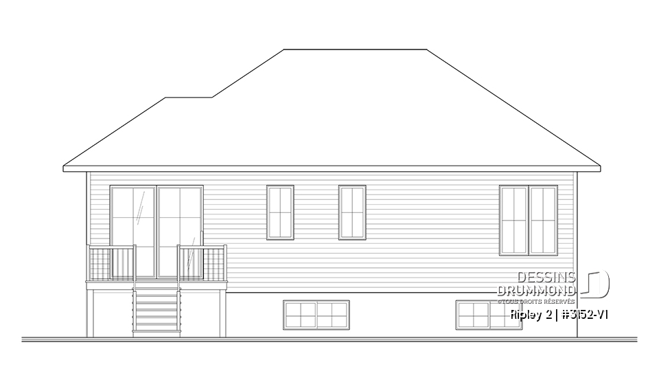 Élévation arrière - Ripley 2