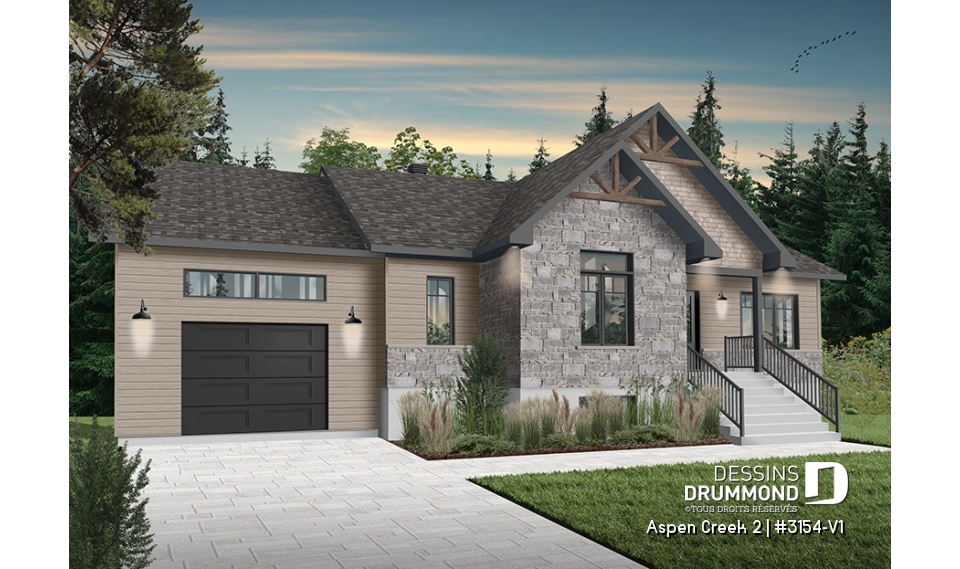 Version couleur no. 3 - Vue avant - Aspen Creek 2