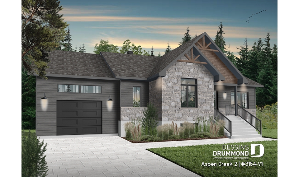 Version couleur no. 4 - Vue avant - Aspen Creek 2