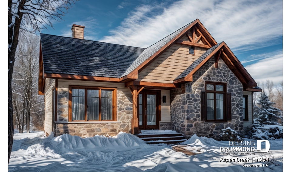 Vue avant - MODÈLE DE BASE - Aspen Creek