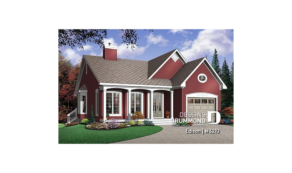 Vue avant - MODÈLE DE BASE - Edison