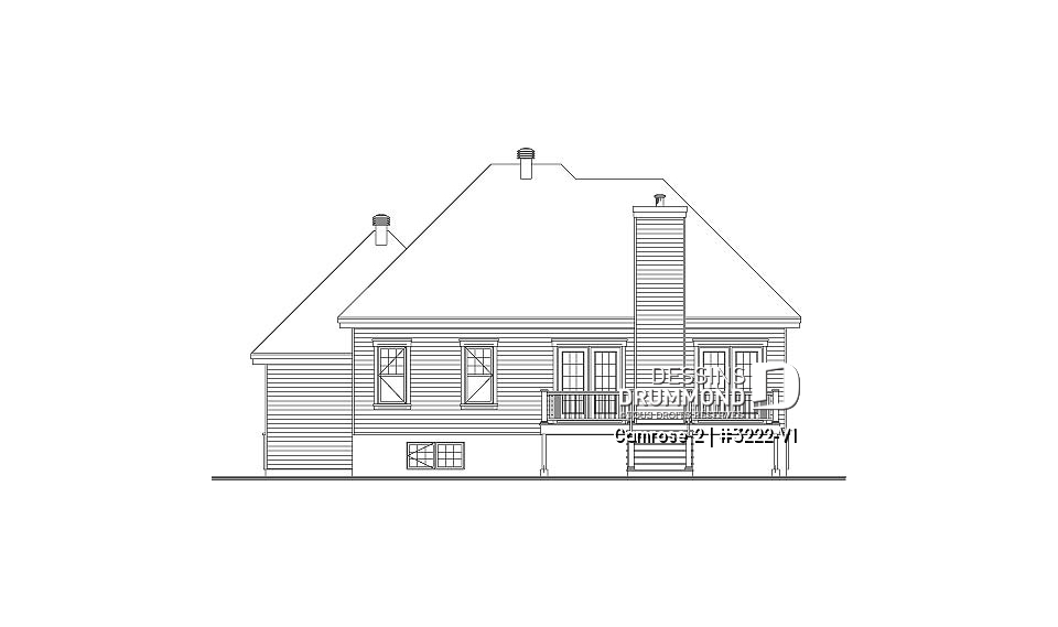 Élévation arrière - Camrose 2