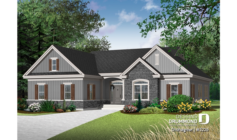 Version couleur no. 9 - Vue avant - Châtaignier