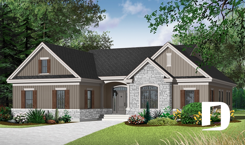 Vue avant - MODÈLE DE BASE -  - Châtaignier