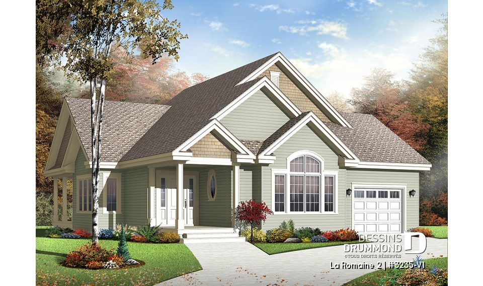 Vue avant - MODÈLE DE BASE - La Romaine 2