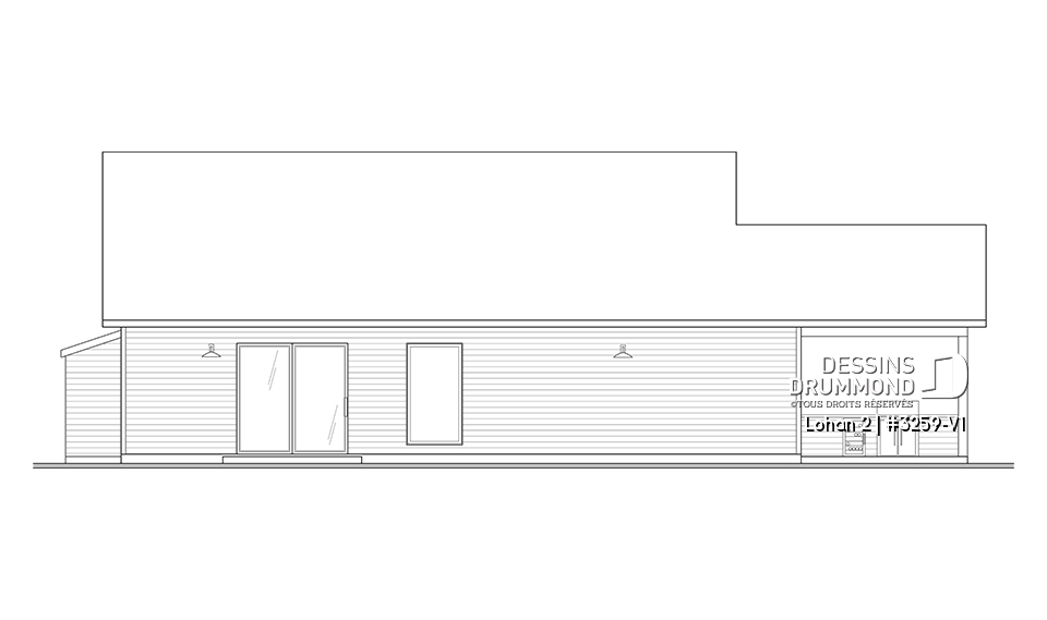 Élévation arrière - Lohan 2