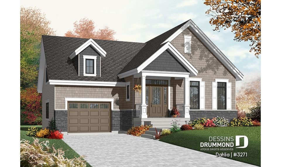 Version couleur no. 4 - Vue avant - Dahlia