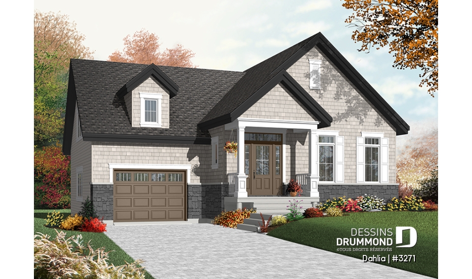 Version couleur no. 6 - Vue avant - Dahlia