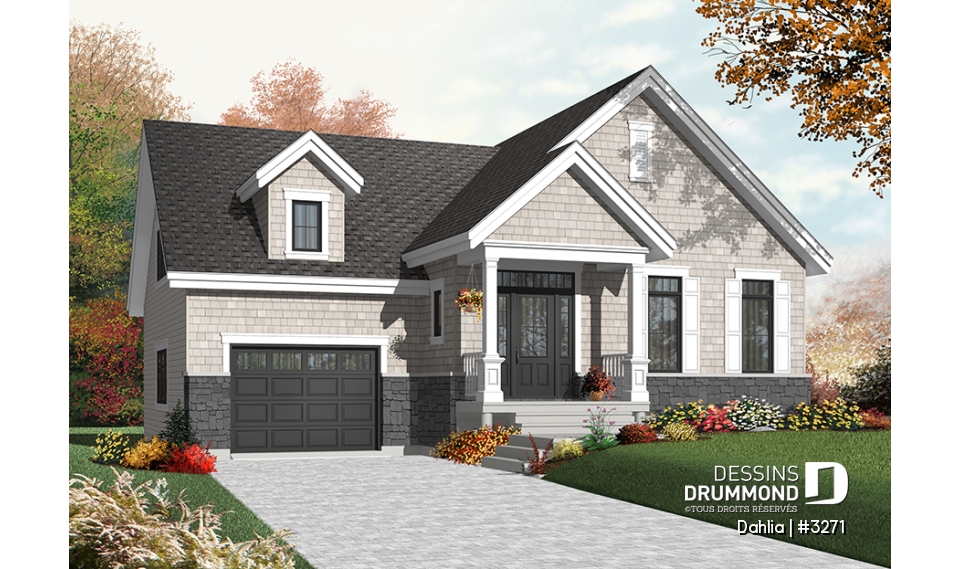 Version couleur no. 7 - Vue avant - Dahlia