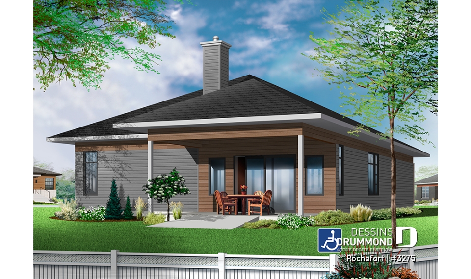 Vue arrière - MODÈLE DE BASE - Rochefort