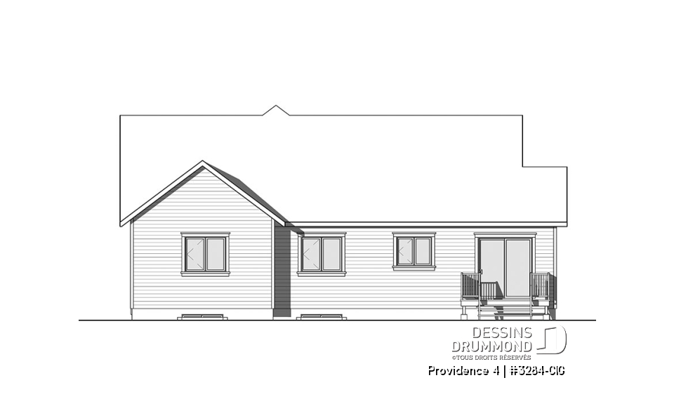 Vue arrière - MODÈLE DE BASE - Providence 4