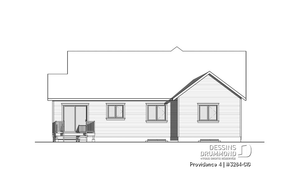 Vue arrière - MODÈLE DE BASE - Providence 4