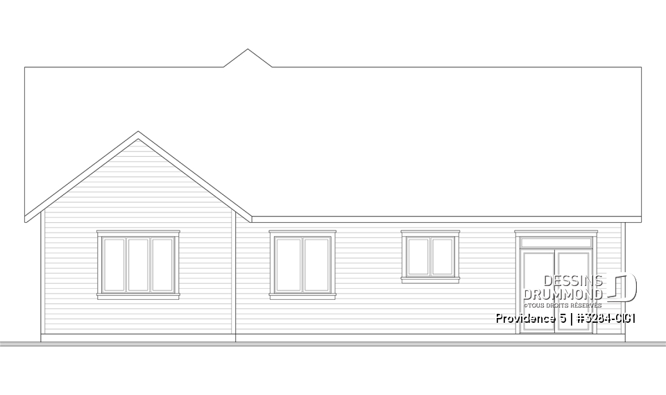 Élévation arrière - Providence 5