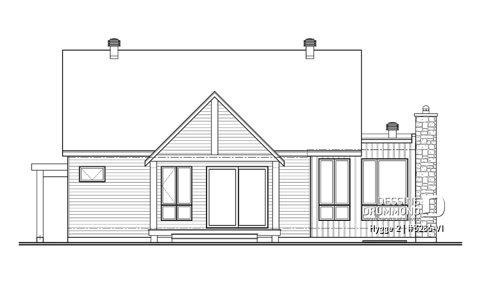 Élévation arrière - Hygge 2