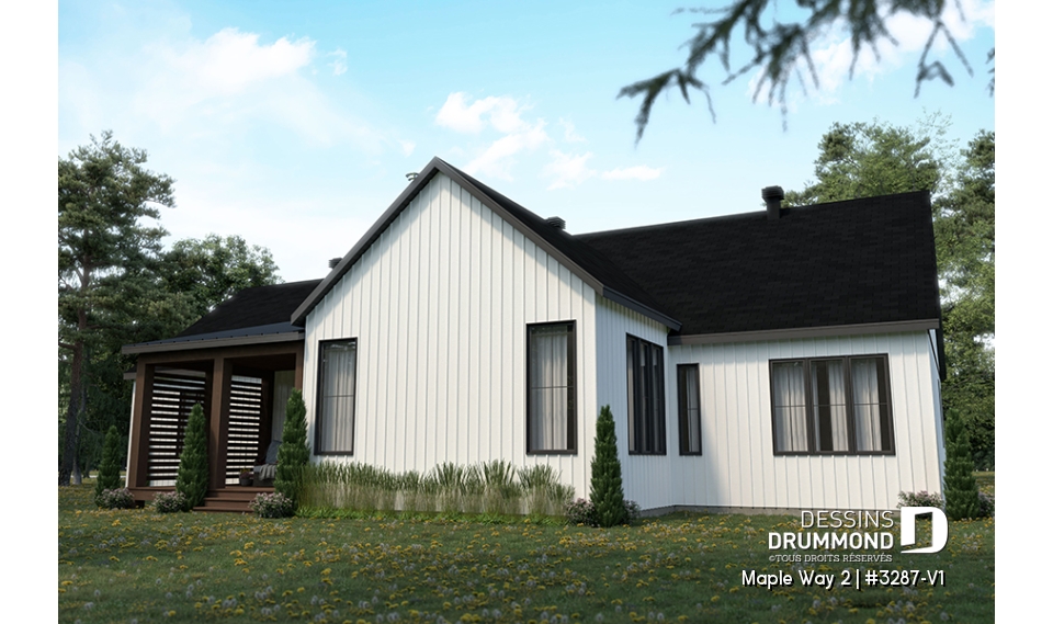Vue arrière - MODÈLE DE BASE - Maple Way 2