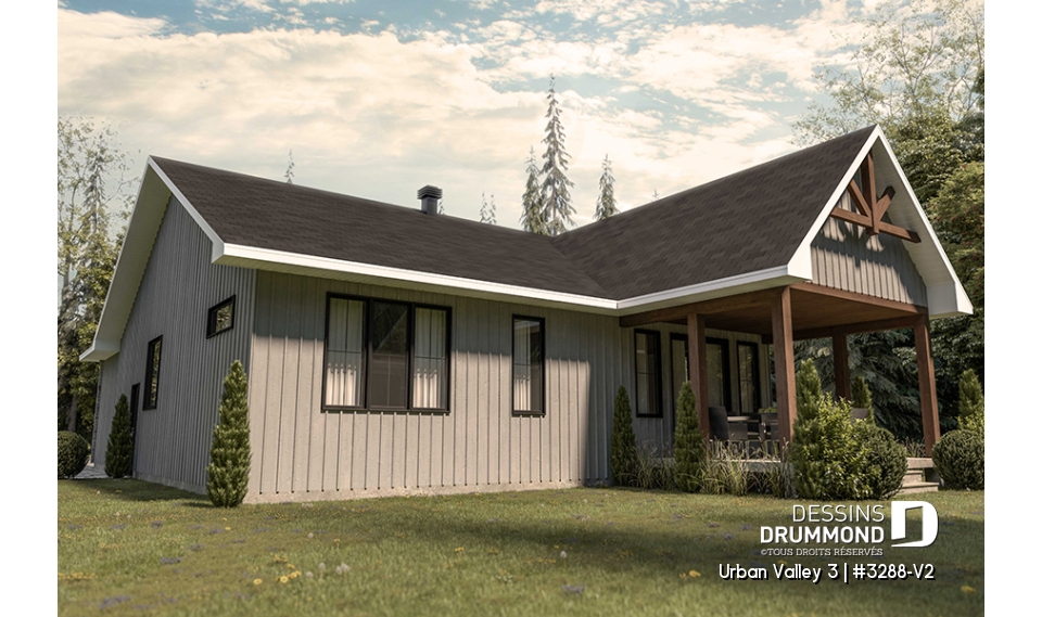 Vue arrière - MODÈLE DE BASE - Urban Valley 3
