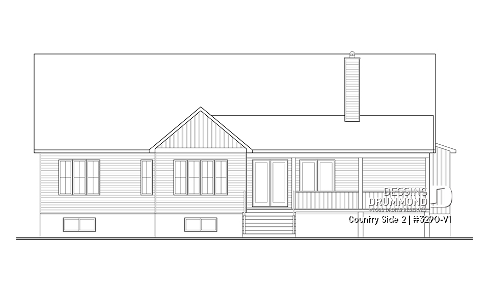 Vue arrière - MODÈLE DE BASE - Country Side 2