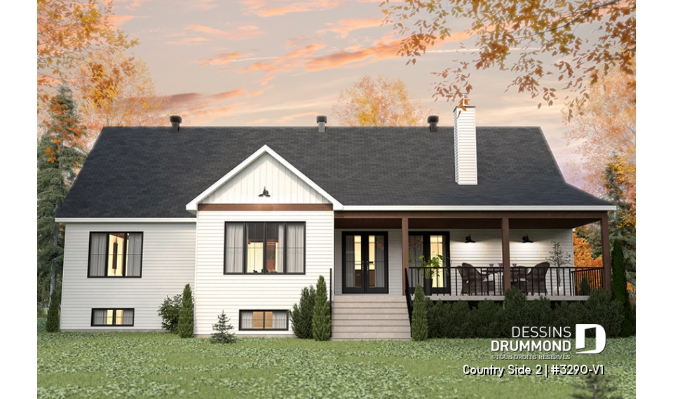 Vue arrière - MODÈLE DE BASE - Country Side 2