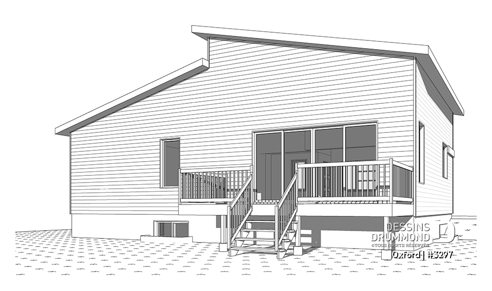 Élévation arrière - Oxford