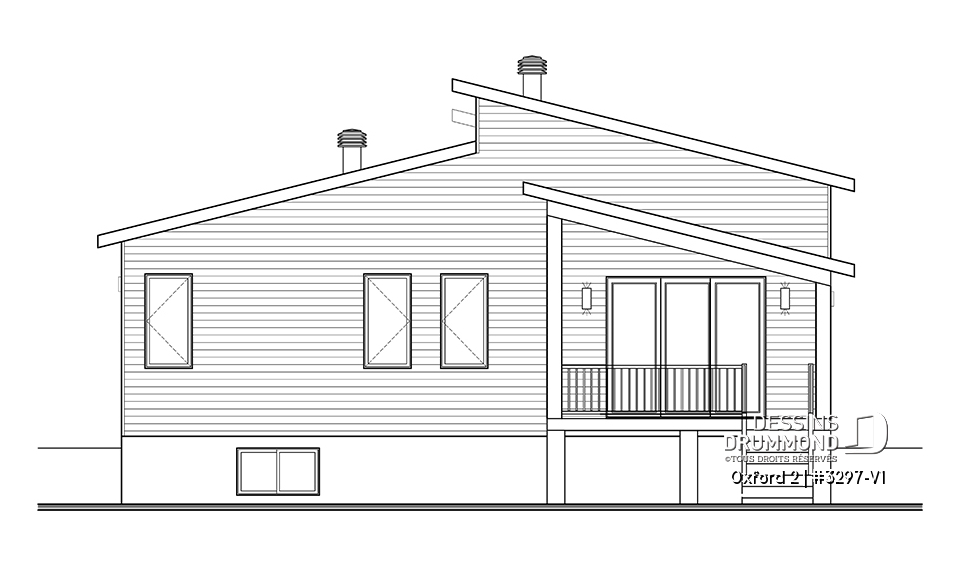 Élévation arrière - Oxford 2