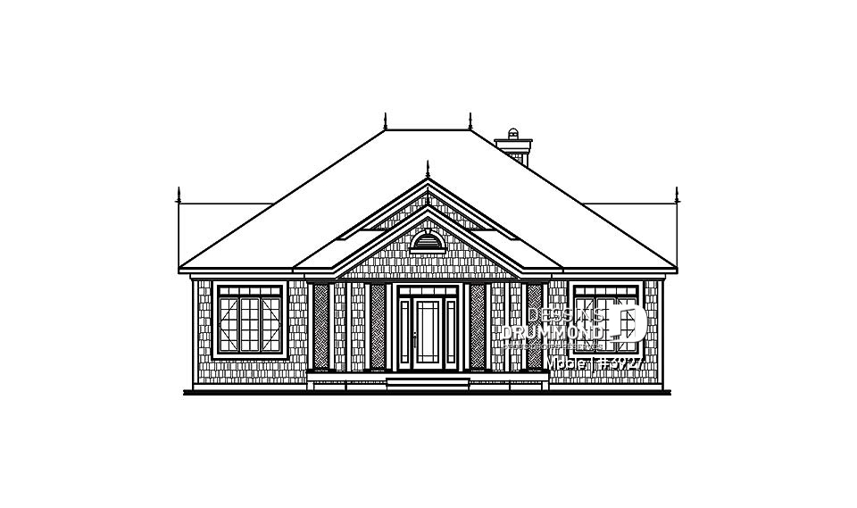 Élévation avant - Moble