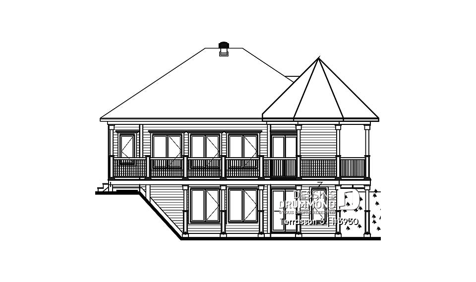 Élévation arrière - Terrasson 3