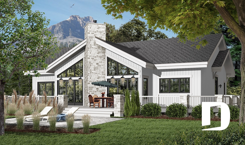 Vue arrière - MODÈLE DE BASE -  - La Sivolière