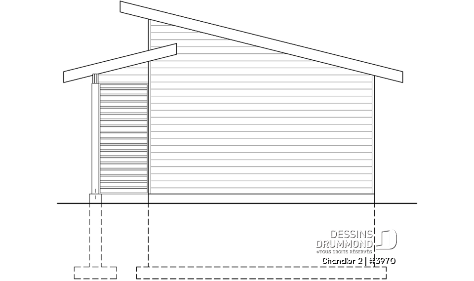 Élévation arrière - Chandler 2