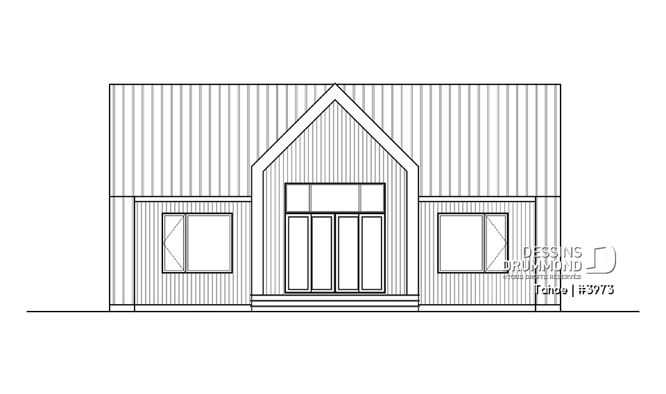 Élévation arrière - Tahoe