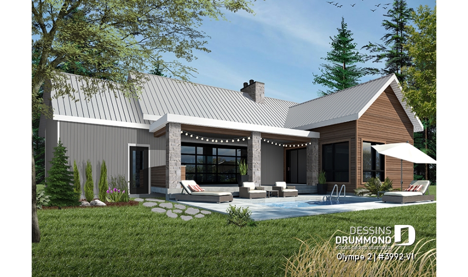 Version couleur no. 1 - Vue arrière - Olympe 2