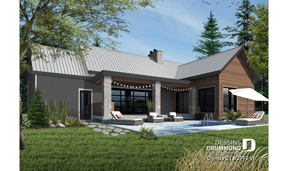 Version couleur no. 2 - Vue arrière - Olympe 2