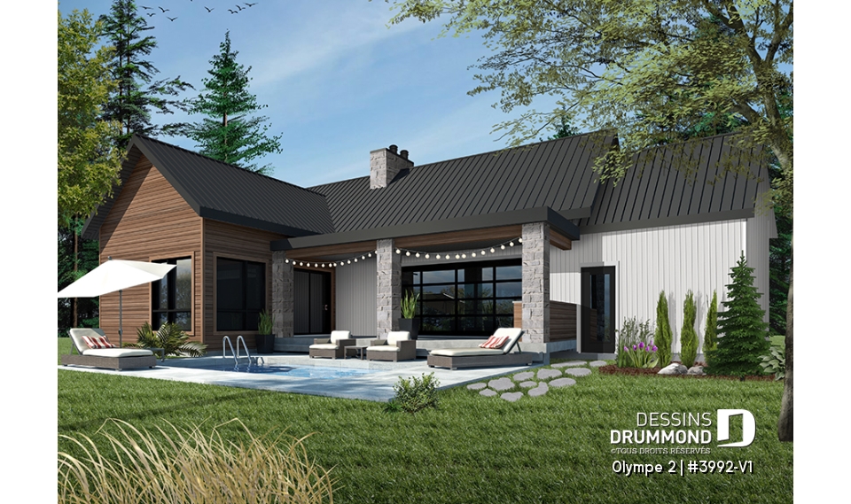 Version couleur no. 3 - Vue arrière - Olympe 2