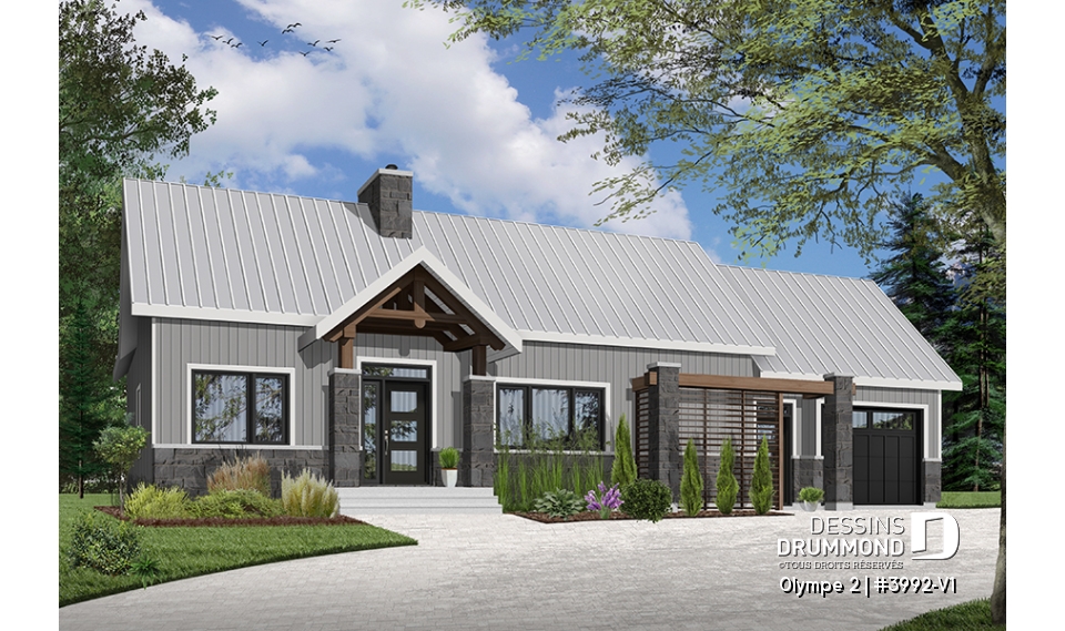 Version couleur no. 3 - Vue avant - Olympe 2