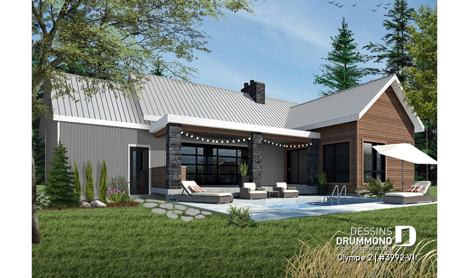 Version couleur no. 4 - Vue arrière - Olympe 2