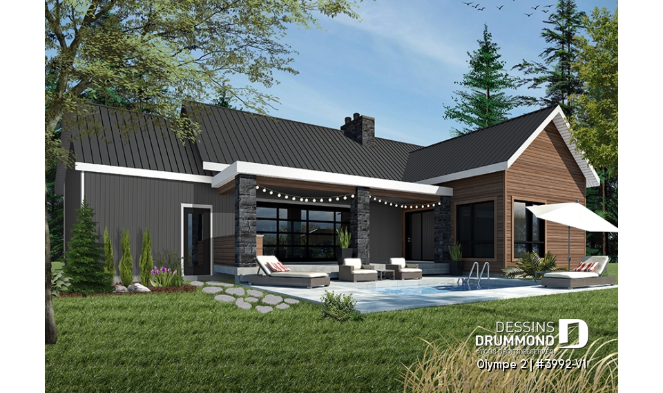 Version couleur no. 5 - Vue arrière - Olympe 2