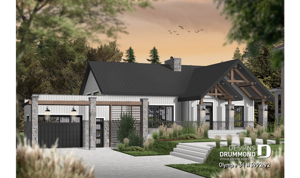 Version couleur no. 1 - Vue avant - Olympe 3