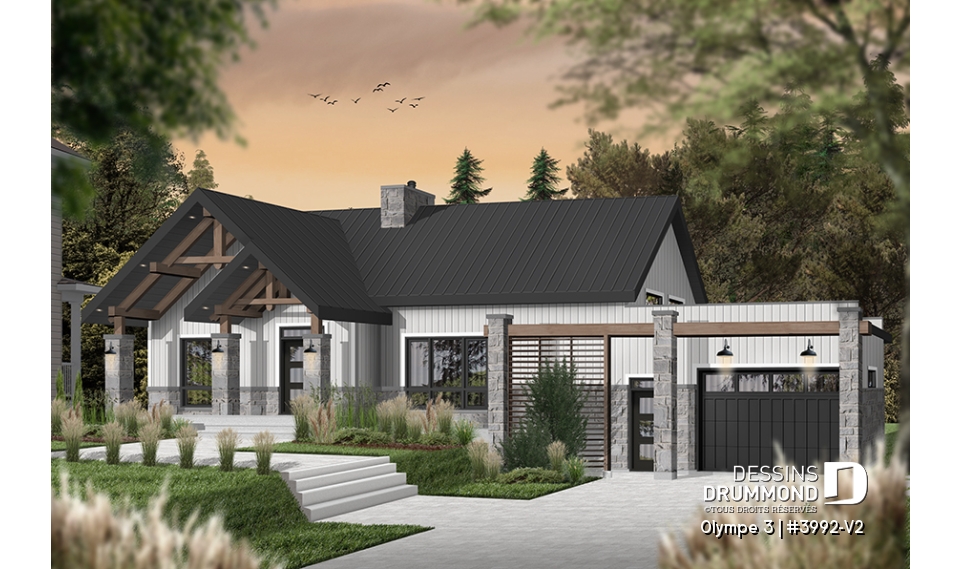 Version couleur no. 1 - Vue avant - Olympe 3