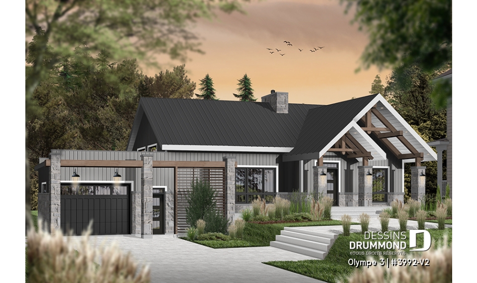 Version couleur no. 2 - Vue avant - Olympe 3