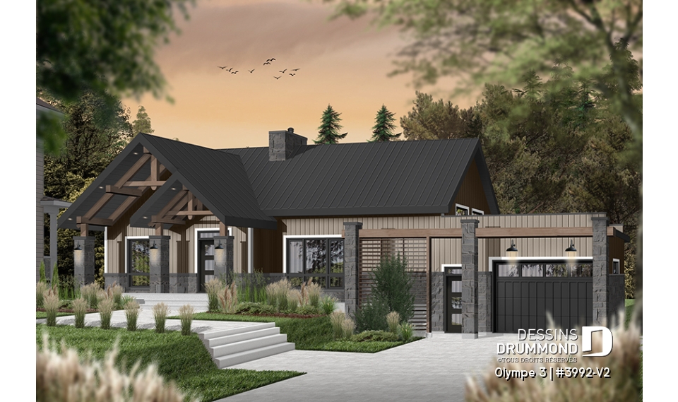 Version couleur no. 3 - Vue avant - Olympe 3