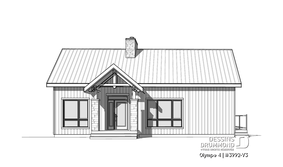 Élévation avant - Olympe 4