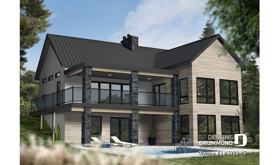 Version couleur no. 3 - Vue arrière - Olympe 4