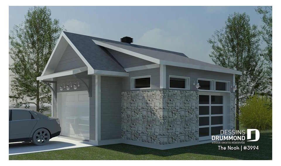 Élévation arrière - The Nook