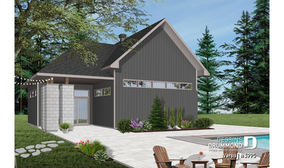 Version couleur no. 1 - Vue arrière - Versa