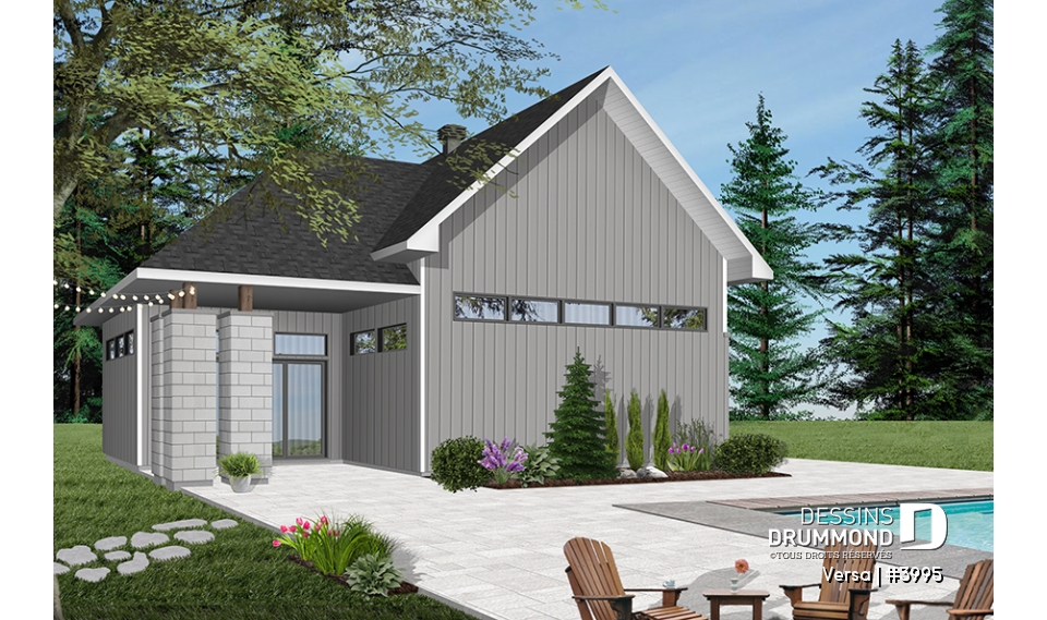 Version couleur no. 3 - Vue arrière - Versa