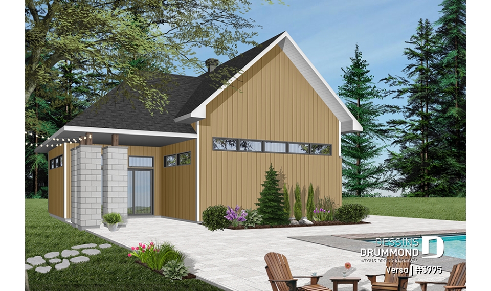 Version couleur no. 5 - Vue arrière - Versa