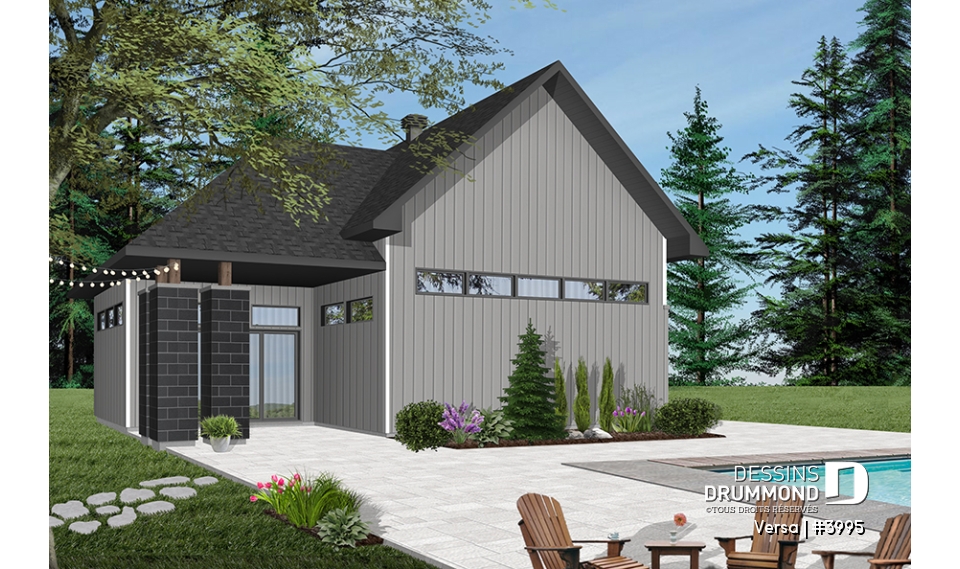 Version couleur no. 7 - Vue arrière - Versa