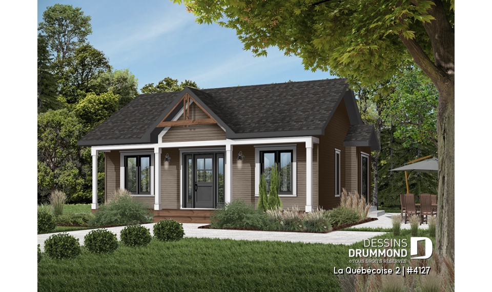 Version couleur no. 2 - Vue avant - La Québécoise 2